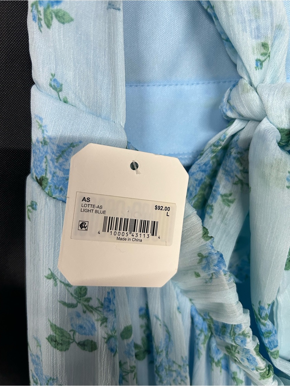 Blue Floral Ruffle Altar’d State Maxi Dress - Picture 3 of 3